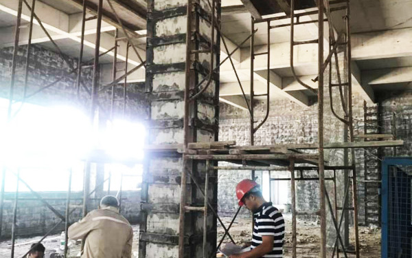 東莞廠房柱包鋼加固（外包鋼加固）工程項目正式開工！