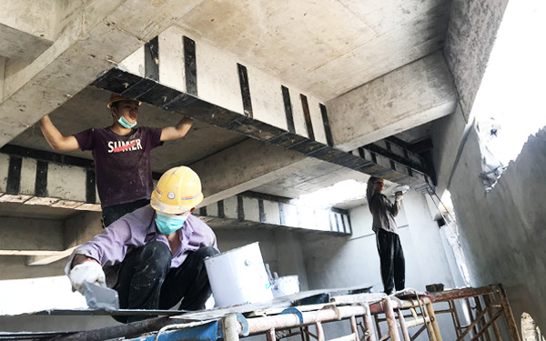 粘貼鋼板植筋加固工程項目