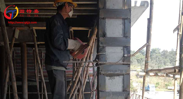 廣州加固公司柱子粘鋼加固